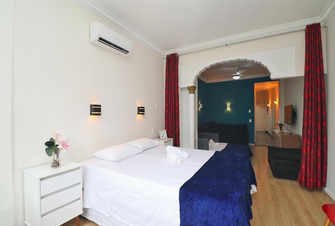 Fantastico 1 Quarto E Sala Em Copacabana Com Vista Para Natureza Lägenhet Rio de Janeiro Exteriör bild